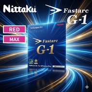 Nittaku Table Tennis Rubber Fastarc G-1 G1 Spin-Elastic Rubber Red MAX NR8702