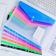 Portable File Bags,A4 Size High Capacity Loose Leaf File Bags(Hold 200 Sheets Of 70g Paper),Plastic 