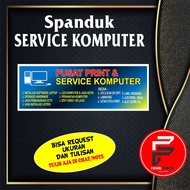 Computer Service Banner / Computer Service Banner / Custom Banner measuring 3 x 1 meter