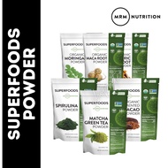 MRM Organic Superfood Spirulina/ Fermented Cacao/ Matcha Green Tea/ Green Banana/ Maca Root/ Moringa/ Baobab Powder