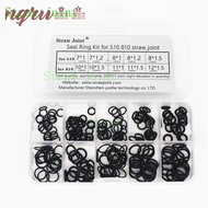 [nqru] 100PCS Straw Joint Silicon Seal Ring O-ring for 510 810 MTL Drip Tip Gaskets