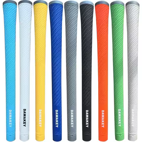 Golf Club Grips for Men: Carbon Fiber Pattern, Stretchy, Soft, Non-Slip, Available in 9 Colors