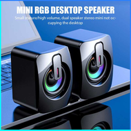 COD IDEARS Speaker Desktop Subwoofer Stereo Wired 3.5mm Jack USB RGB Light A2 / speaker aktif buat k