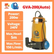 SHOWFOU GVA-200 1-1/4" 200W 240V TAIWAN "King Fish" Vortex Submersible Pump C/W Automatic Switch