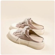 ONE - 包頭半拖鞋【35-40碼】【粉色】(下單後聯絡客服確認發貨尺碼) #F090034437