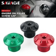 SAV Engine Oil Filler Screw Cap For HONDA CB500X CB500F CB300F CB650F CB650R CB1000R CB600F CB900F H