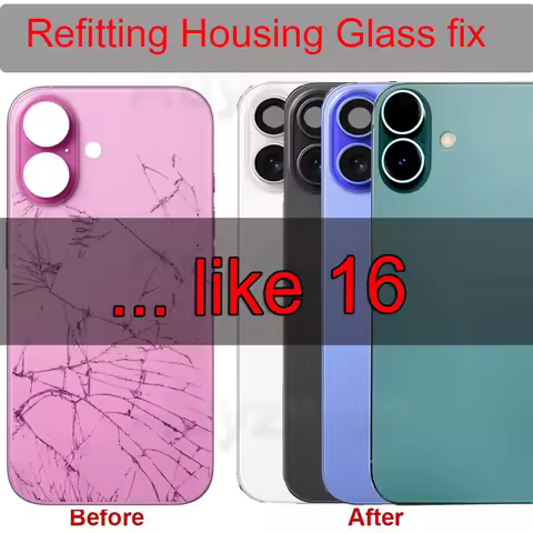 Reparing Back Glass For XR to 16 ,11,X,Xs,Xs Max like 16 16Plus for DIY Broken Battery Cover Glass R