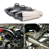 Universal 51mm Inlet Motorcycle Exhaust R11 Muffler with DB killer for R3 R25 Z400 Z900 MT07 MT09 ni