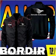 Garuda Indonesia embroidered jacket Garuda Indonesia bomber jacket full embroidery Garuda Indonesia 