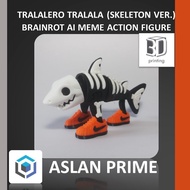 TRALALERO TRALALA BRAINROT AI MEME ACTION FIGURE 3D Print Toy Toy Viral Italy Italy Anomaly Anomali 