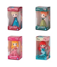 (包順豐櫃) Disney Q Posket QPosket Figure Miniature Collection Vol 3 Bandai Gashapon 迪士尼公主 迷你收藏扭蛋 全套 4 款