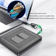 External CD DVD Drive USB 3.0 Type-C CD Burner External Optical Drive Free Drive DVD CD Player for P