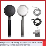 LP-8 NEW💎SJ 304 Stainless Steel Shower Head Set High Pressure Filter Black Rainfall Showerhead Bath Hose Showers for Bat