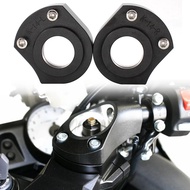 2PCS ZX14R 2018 Motorcycle HandleBar Handle Bar Mount Clamps Riser For Kawasaki ZX-14R ZZR1400 2006-