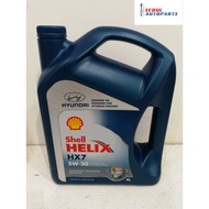 ENGINE OIL Shell Helix HX7 5W30 - Hyundai & Kia