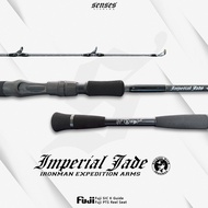 Senses Fishing Imperial Jade Casting Fishing Rod high grade Fuji SIC K Guide and new Fuji reel seat 