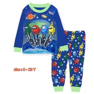 Cuddle me pyjamas among us readystock/pyjamas boy kids/pyjamas girl