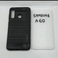 SAMSUNG A60 rubber softcase ipaky SAMSUNG A60 black rubber silicone