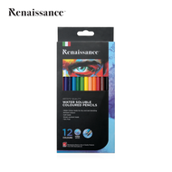 Renaissance สีไม้ สีไม้ระบายน้ำ 12 สี จำนวน 1 กล่อง