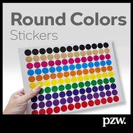 10 colors Round | Dot Self Adhesive Label | Dot Stiker Warna | 颜色贴标签贴纸 (Local Stock)