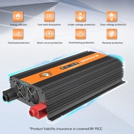 3000 Watt Power Inverter 12V to 220V, Modified Sine Wave DC to AC Car/Outdoor Converter, Dual 220V A