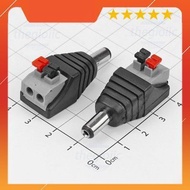 [3 Pieces]- DC Male Power Connector 5521 Needle Wire Clip 2.1mm IoT Maker 90