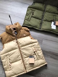 預訂 2色可選 The North Face Nuptse 1996 拼色羽絨外套背心 高CP值男裝