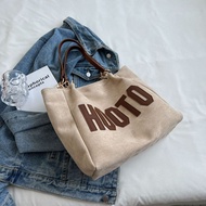 Totebag 2038 Women HOOTO Suede Korean Style Shoulder Bag Imported College Work Fashion Casual