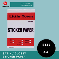 Little Town Satin / Glossy Sticker Paper A4