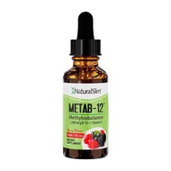 Metab-12 Berry Liquid Vitamin B-12 (Methylcobalamin) + Vitamin D for Dietary Supplement - Healthcare