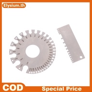 0-36 Round AWG SWG Wire Gauge Thiness Ruler Gauge Diameter Stainless Steel Measurer Tool Welding Ins