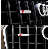 AUDI Sline Word Mark Water Tank Cover Side Steering Wheel Car Net A1 A3 A4 A5 A6 Q2 Q3 Q5 Q7