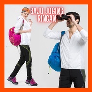 Baju Jaket Sukan Joging Lelaki Perempuan Unisex Hiking Sport Jacket Windbreaker Outdoor