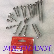 Salaya Engine Screw Set for Yamaha Exciter 150 EX155 (21 pieces)