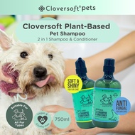 [EXP 02/2025] [Cloversoft Official] Pet Plant-based 2 in 1 Shampoo and Conditioner (750ml)