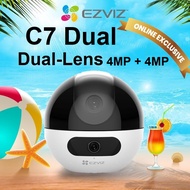 Ezviz C7 Dual Lens (4MP + 4MP) Pan/Tilt Two Way Talk Motion Detection 2K+ WiFi Indoor Security CCTV 