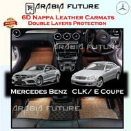 Mercedes Benz CLK E coupe W208 W209 W207 6D Floor mat Premium Carmats carpet kereta RUGGA6D Custom M