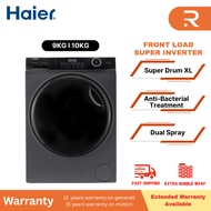 HAIER 9KG/10KG Front Load Washing Machine (Starry Silver) HW90-BP14959S6/ HW100-BP14959S