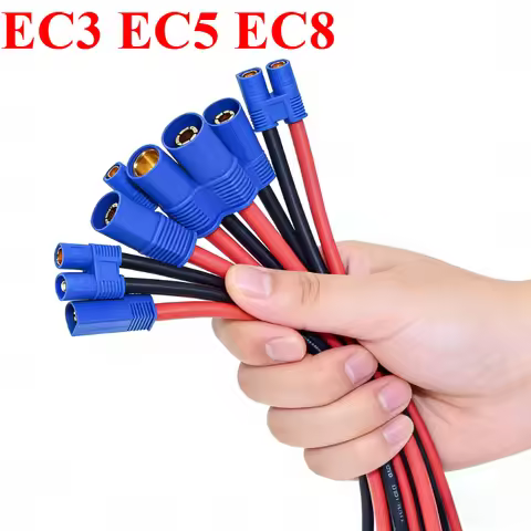 14/10/8AWG EC3 EC5 EC8 Male Female Connector Emergency Starting Power Bullet Banana Plug Cable for R