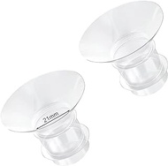 Loveishere 21mm Flange Inserts Compatible with Medela / Willow / TSRETE/ Momcozy S9 S10 S12/ Willow Wearable Cups &amp; Spectra S1 S2, 24mm Breast Pump Shields Reduce Tunnel Down to 21mm, 2pcs