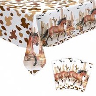 3pcs/Set 108*180CM/42.5*70.8IN Disposable Table Cloth, Water-Resistant And Oil-Proof PE Material, Pe