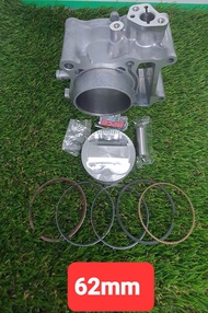 ชุดเสื้อสูบครบชุดลูกสูบหัวนูนPCX160LEAD125GIORNOมีขนาดให้เลือกตั้งแต่ 60 มิล 62 มิล 63 มม 66 มิล