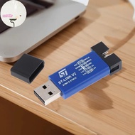 XOITR 1/2/3Pcs ST LINK V2 LINK STLINK STM8 STM32 Simulator Download Programmer W Cover Cable Emulato