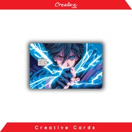 Stiker Sticker Kartu Atm Skin Card Anime - Naruto Sasuke Kakashi Akatsuki SPESIAL HOLOGRAM Stiker BC