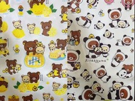 正品鬆弛熊 (Rilakkuma) 玻璃/牆壁/行李箱/車/瓷磚/手提電腦 大張光面裝飾貼紙  全新 Namco禮物