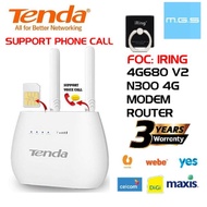 TENDA 4G06 / 4G680 V2 / 4G180 / 4G185 / 4G09 4G LTE Wireless WiFi Modem SIM Can Voice Call voLTE. TP