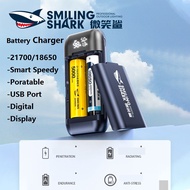 SmilingShark Rechargeable Battery Charger 1865/21700/20700/18700
