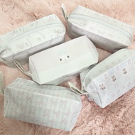 Mocorie - Eclisne Coquette Pouch Coquette Makeup Pouch/ Ribbon Pouch Ribbon Skincare Pouch/ Travel O