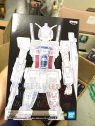 [景品] 透明RX78 機動戰士高達 RX-78-2 武器Ver. 全透明版 $130