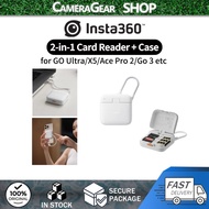 Insta360 2-in-1 Card Reader Case Magnetic Memory Card Storage for Insta 360 GO Ultra /Ace Pro 2 /3S/